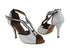 2825LEDSS White Gliter Satin with 3.5" Stiletto Heel in the photo