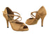 2828LEDSS Brown Satin with 3.5" Stiletto Heel in the photo