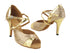 2828LEDSS Gold Sparklenet_Snake Gold Trim with 3.5" Stiletto Heel (575) in the photo