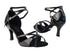 2829LEDSS 75 Black Patent PU with 3" Heel in the photo