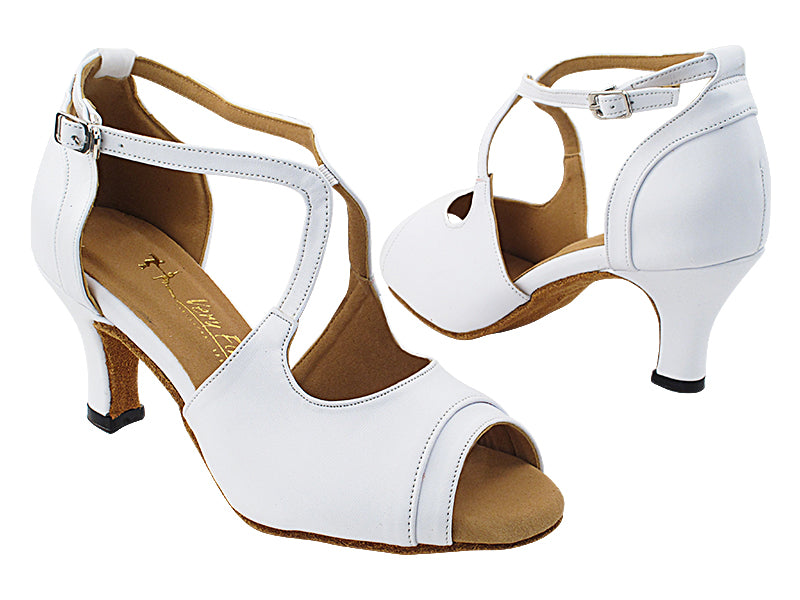 2831LEDSS White Leather with 2.5&quot; Heel (2899) in the photo