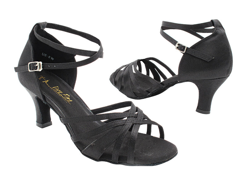 2849W Black Satin (wide fit) with 2.5&quot; Heel (2899) in the photo