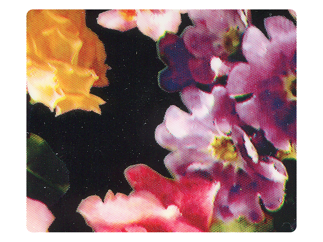 288 Flower PU Fabric Swatch
