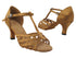 2891LEDSS Brown Satin with 2.5" Heel (2899) in the photo