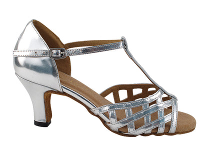 2891LEDSS Silver Leather with 2.5&quot; Heel (2899) in the photo