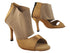 2897LEDSS Brown Satin with 3" Slim Heel (6646) in the photo