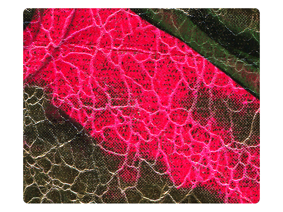 289 Gold_Pink PU  (Peach Granite) Fabric Swatch