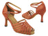 2912LEDSS Dark Tan Satin  3" Heel (5059) in the photo