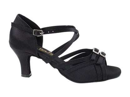 2923LEDSS Black Satin with 2.5&quot; Heel (2899) in the photo