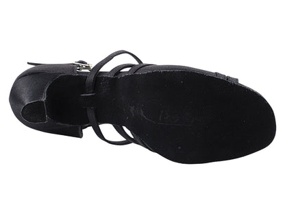 1724DX Black Satin with 2.5" Heel (2899) in the photo