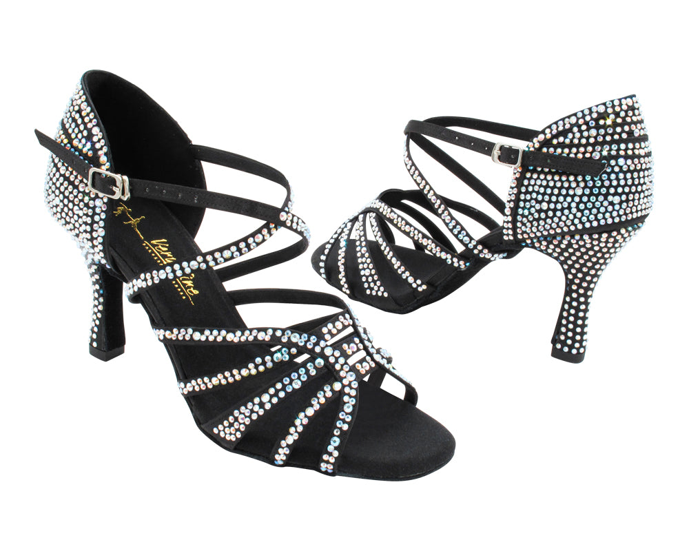 2935BlingTwo Black Satin with 3" Heel (5059) in the photo