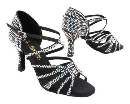 2935BlingTwo Black Satin with 3" Heel (5059) in the photo