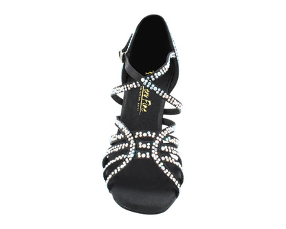 2935BlingTwo Black Satin with 3" Heel (5059) in the photo