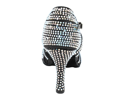 2935BlingTwo Black Satin with 3" Heel (5059) in the photo