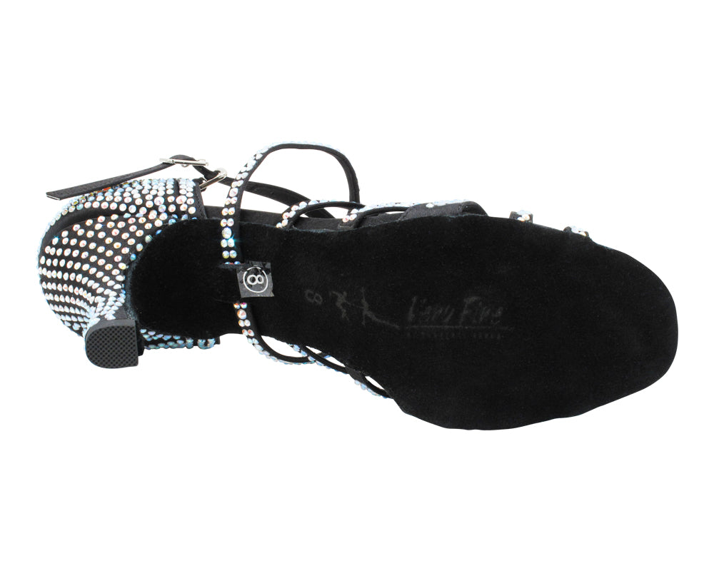 2935BlingTwo Black Satin with 3" Heel (5059) in the photo