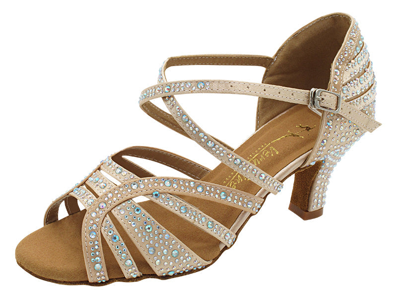 2935BlingTwo Flesh Satin with 2.5" Heel (2899) in the photo