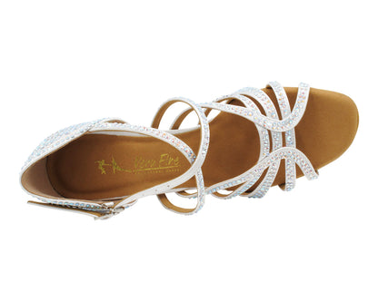 2935BlingTwo White Satin with 3" Heel (5059) in the photo