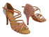 2937Bling Dark Tan Satin with 3.5" Stiletto Heel (575) in the photo