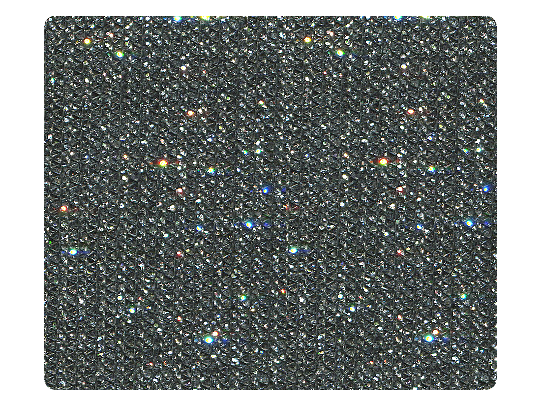 29 Glitter Grey Satin Fabric Swatch