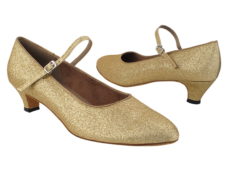 3008 125 Gold Stardust with 1.3&quot; Cuban Heel (387) in the photo