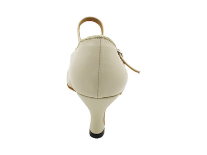 3008 Light Beige Leather with 2.5" Heel (2899) in the photo