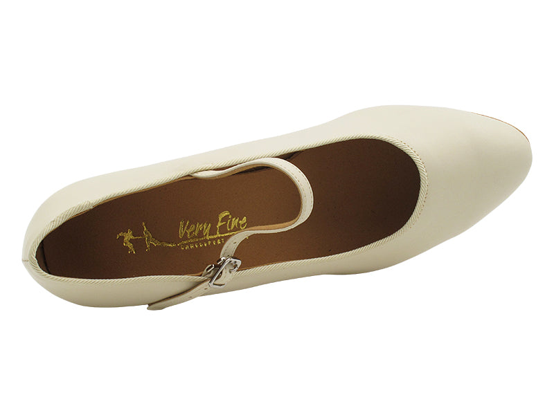 3008 Light Beige Leather with 2.5" Heel (2899) in the photo