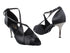 3030LEDSS Black Satin with 3" slim heel (6646) in the photo