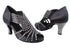 3032Bling Black Satin with 2.5" Heel (2899) in the photo