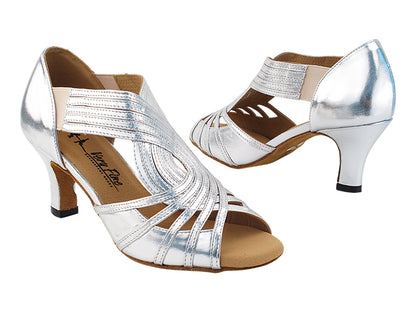 3032LEDSS Silver Leather with 2.5&quot; Low Heel (2899) in the photo