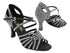 3038Bling Black Satin with 3" Heel (6812) in the photo