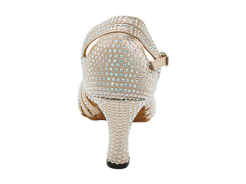 3038Bling Flesh Satin with 3" Heel (6812) in the photo