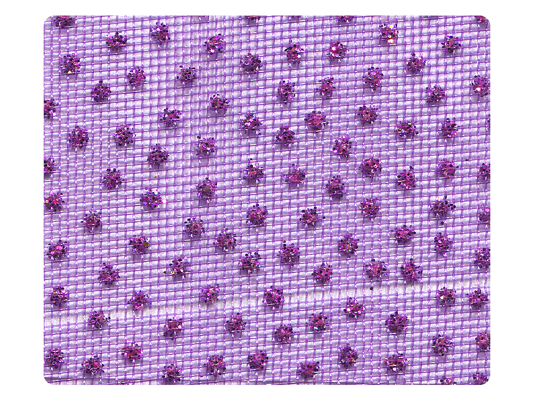 305 Purple Mesh Fabric Swatch