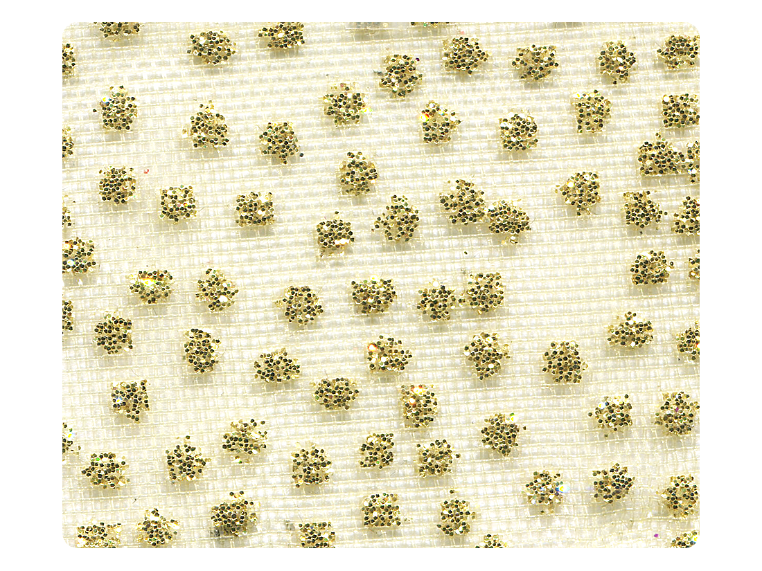 308 Gold Mesh Fabric Swatch