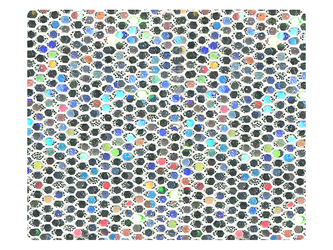 32 Silver Scale Fabric Swatch