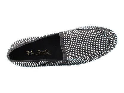 3528Bling Black Glitter Satin with Men 1" Standard Heel (2002) in the photo