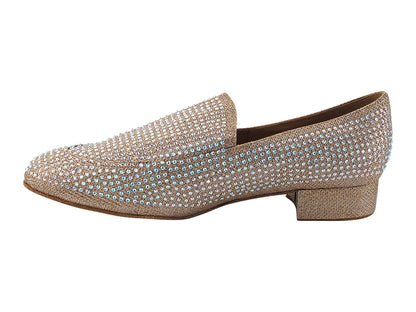 3528Bling Champagne Glitter with Men 1" Standard Heel (2002) in the photo