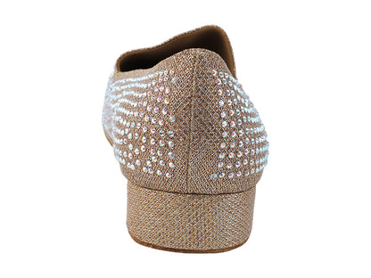 3528Bling Champagne Glitter with Men 1" Standard Heel (2002) in the photo