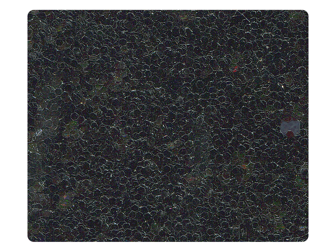 35 Black Sparkle Fabric Swatch