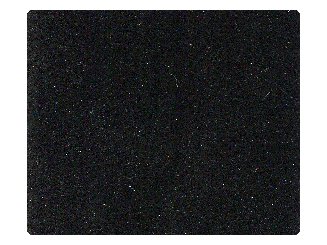 36 Black Velvet Fabric Swatch