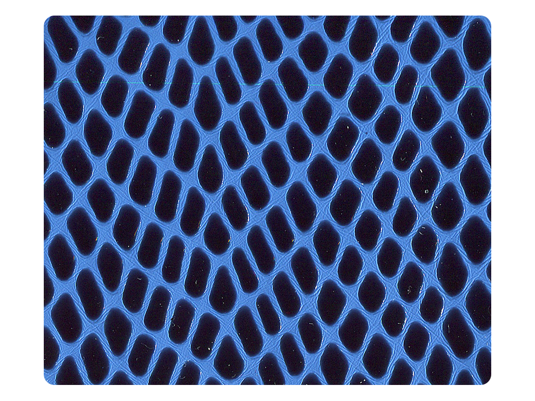 36 Blue Snake PU Fabric Swatch
