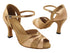 3749LEDSS Brown Satin & Light Brown Satin with 3" Heel (6812) in the photo