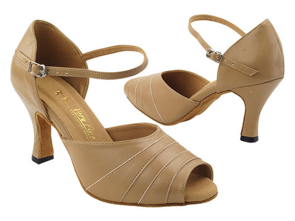 3750LEDSS Beige Brown Leather with 3&quot; Heel (6812) in the photo