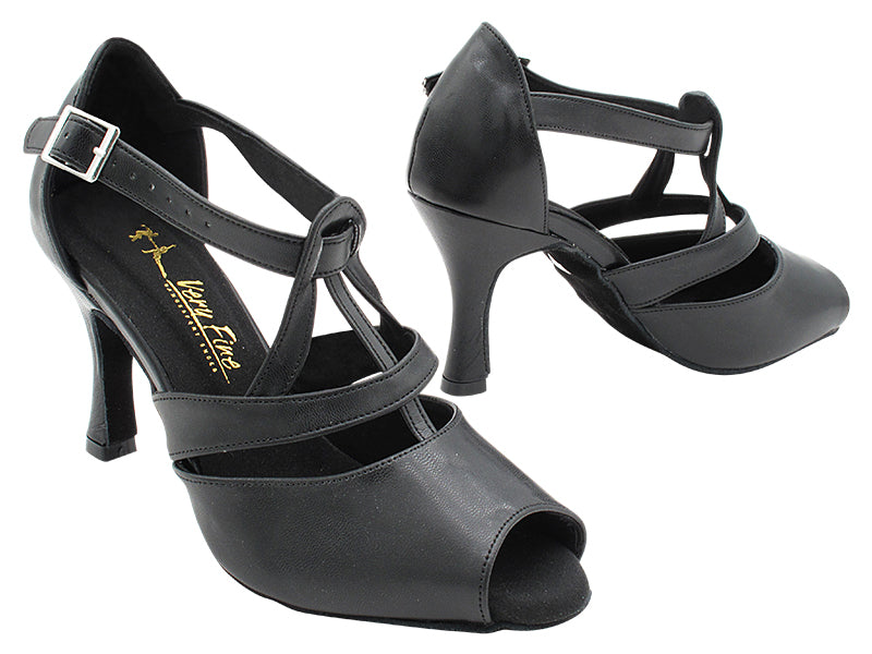 3758LEDSS Black Leather with 3&quot; Heel (6812) in the photo