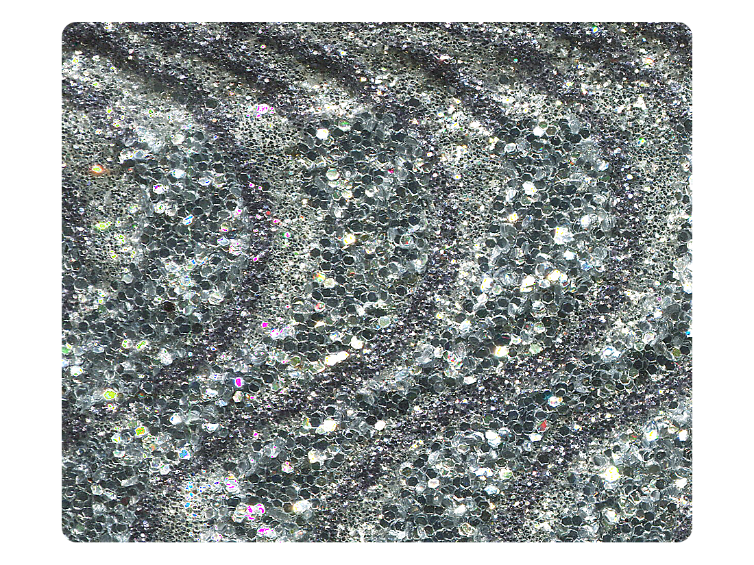 41 Silver Grey Wave Sparkle Fabric Swatch