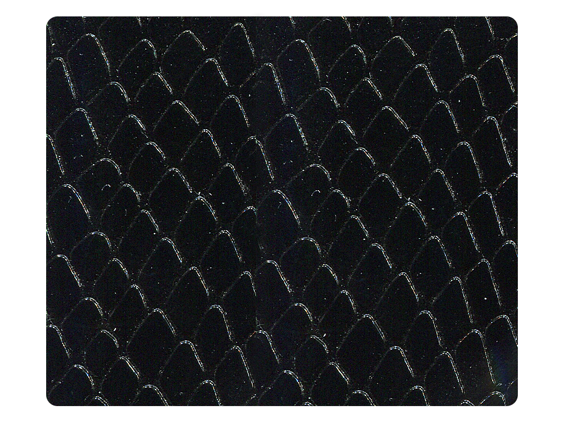 43 Snake Black PU Fabric Swatch