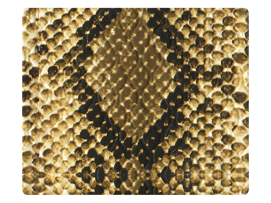 44 Beige Snake PU Fabric Swatch