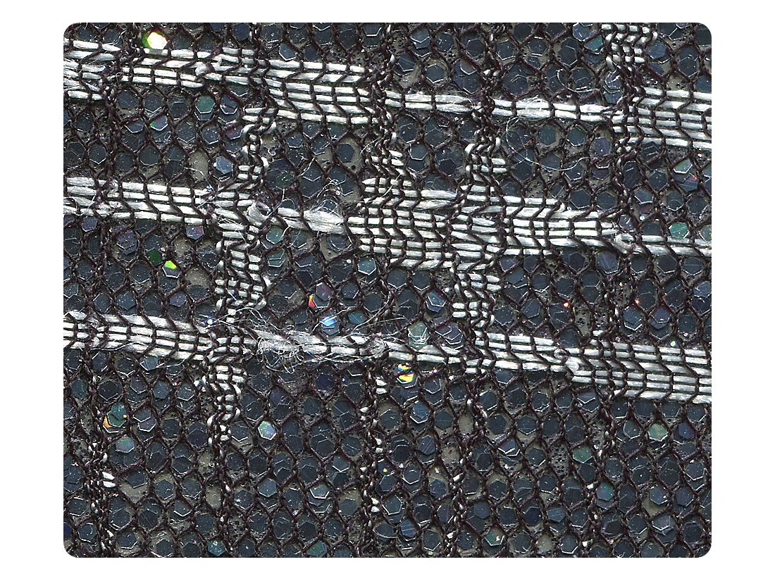 44 Square Lace Grey Scale Fabric Swatch