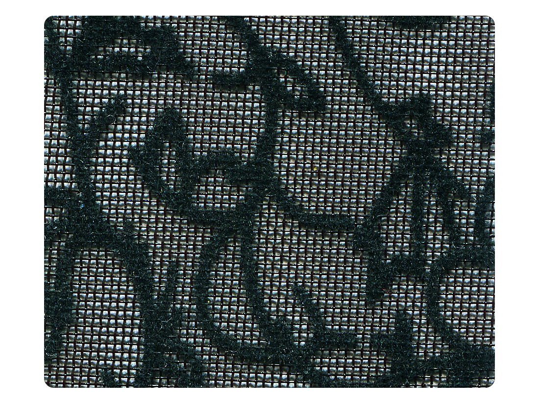 46 Black Mesh Fabric Swatch