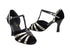 5005 36 Black Velvet_224 Snake Grey Tirm_222 Snake Black T Strap with 3" heel in the photo