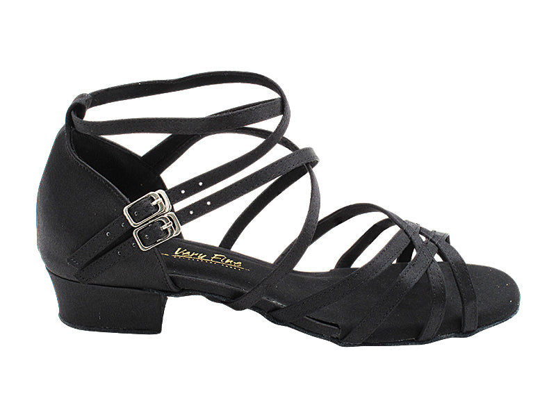 5008FT Black Satin with 1" Heel (8881) in the photo